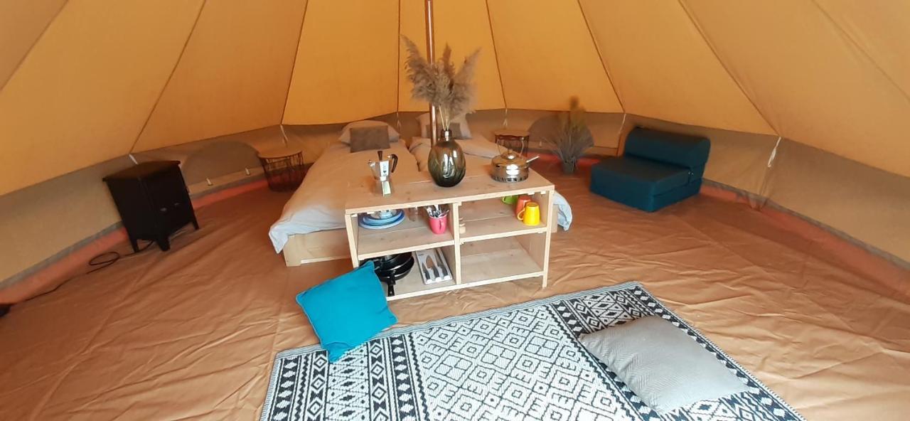 Tente Bell Au Camping Hautoreille Bannes  Εξωτερικό φωτογραφία